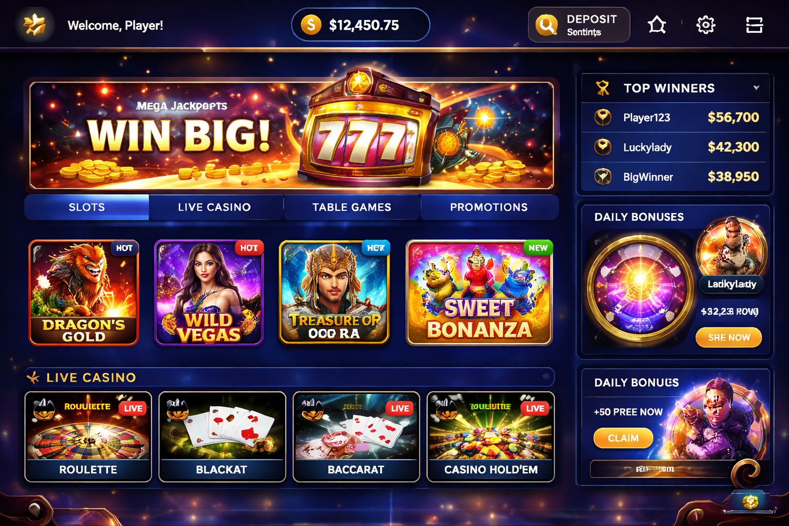 Premium digital casino scene with polished interface, table lights, and immersive 666XBD gaming mood for Bangladesh