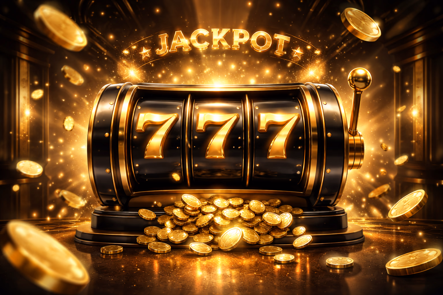 Premium digital slot showcase with elegant reel designs and celebratory gold lighting for 666XBD